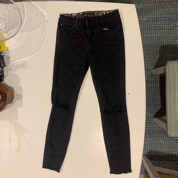 Joe's Jeans The Finn Skinny Ankle Jeans Black W26 - Picture 1 of 6